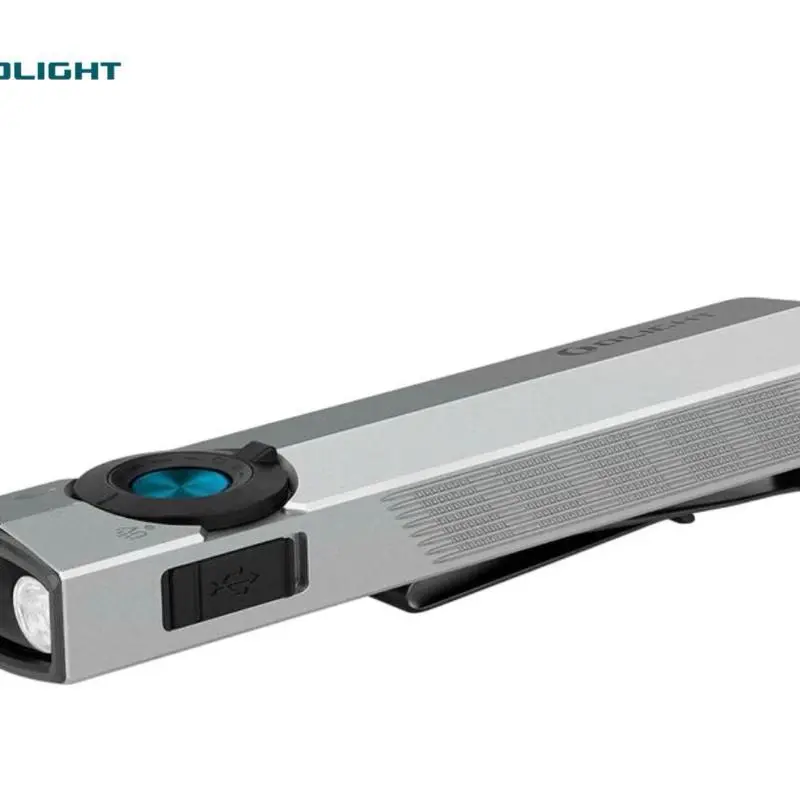 OLIGHT ARKPRO Class 3R Rechargeable Outdoor Flashlight - Silver Graphite Finish, High Lumens, EDC, Work-Ready, Flashlight For Work, High Lumens Flashlight