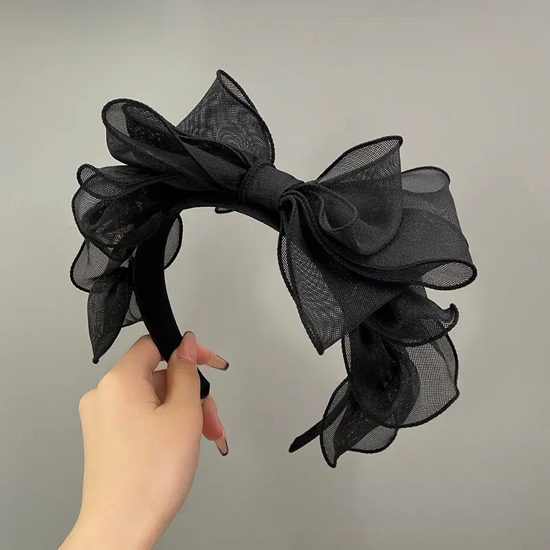 Hair accessories for women head band  designer summer Hoop bows girl fashion korean Lot new lolita 2022 vintage fascinator fairy