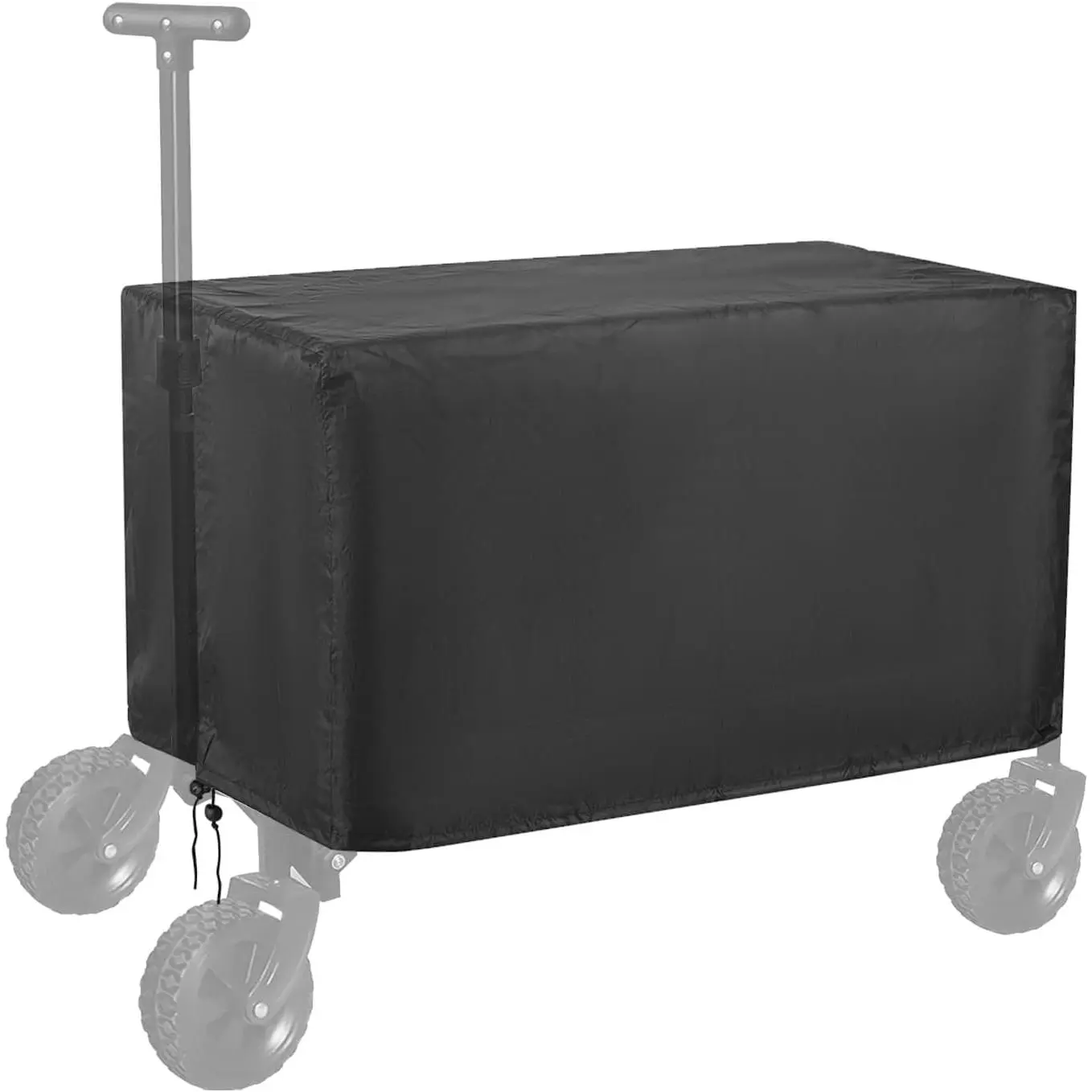 Wagon Cover,Wagon Covers Waterproof,Outdoor 600D Foldable Windproof Rain Collapsible Oxford Camping Transport Heavy-Duty Dustproof Accessories for Folding  Trolley Cart (M:38''Lx26''Wx20''H)