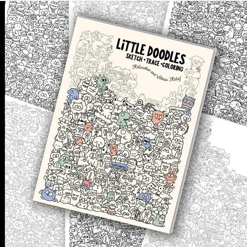 Control Pen Doodle Book – Fun Focus Training & Art Activity Journal for Kids, Sketchbook That Builds Hand-Eye Coordination, Art Drawing