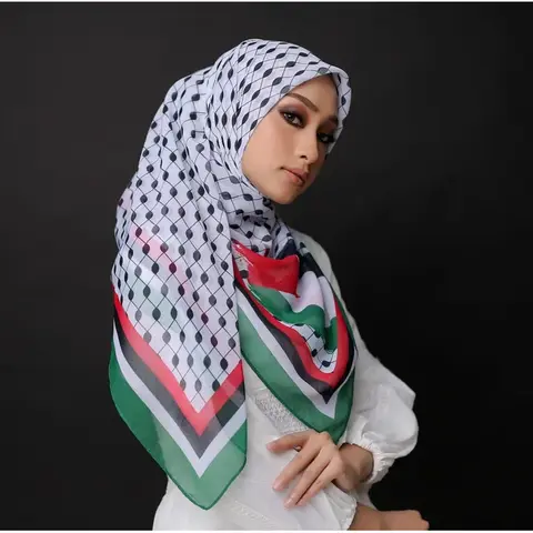 Palestine Keffiyeh Scarf - Lightweight - 65x28 Inches