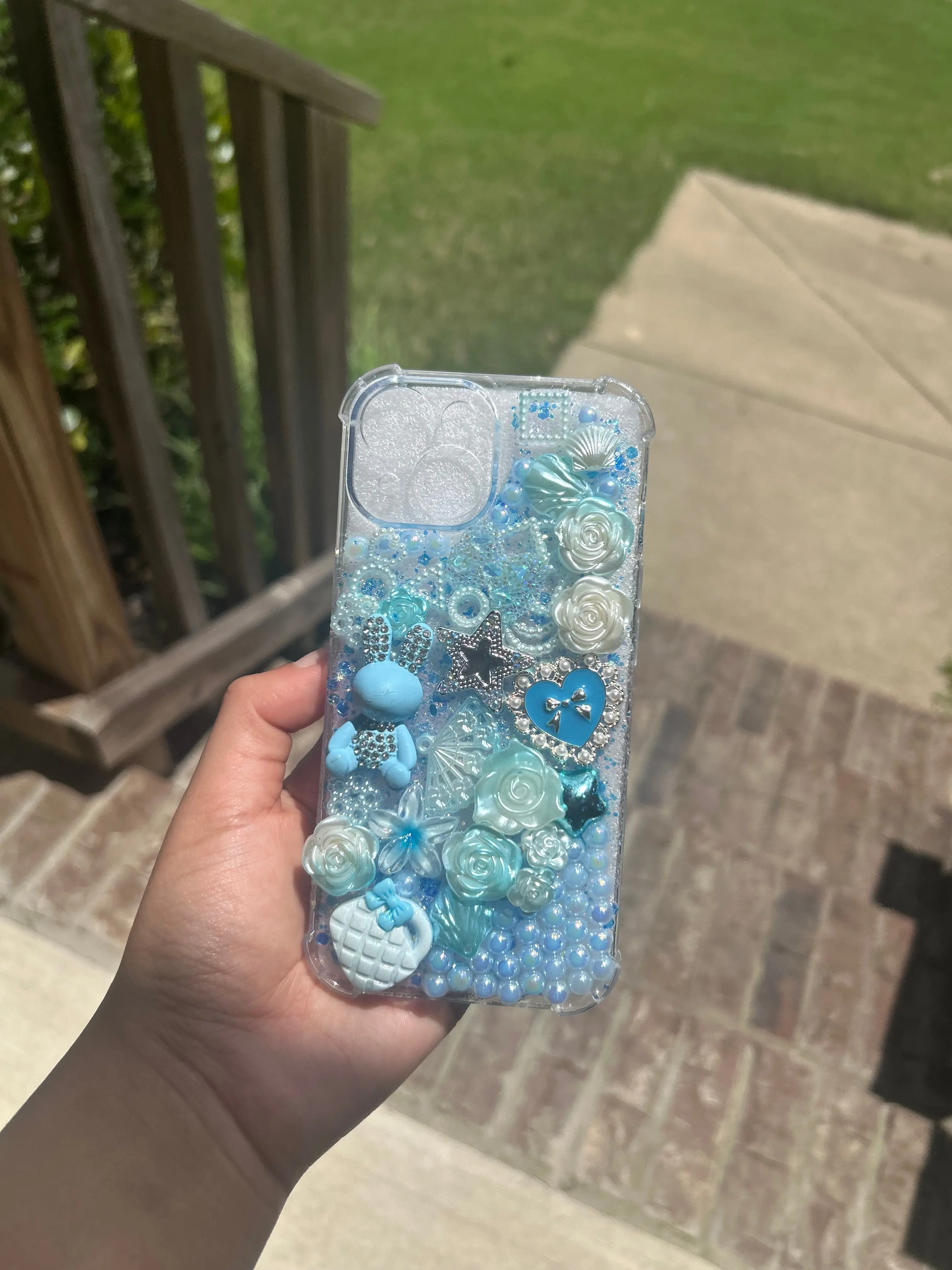 AdoreAudriik Ocean Blue Junk iPhone case (fits iPhone 14 or iPhone 15)