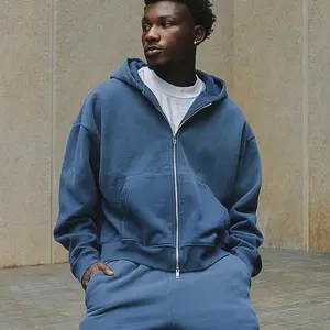 Cardains 400 GSM Weathered Zip Up