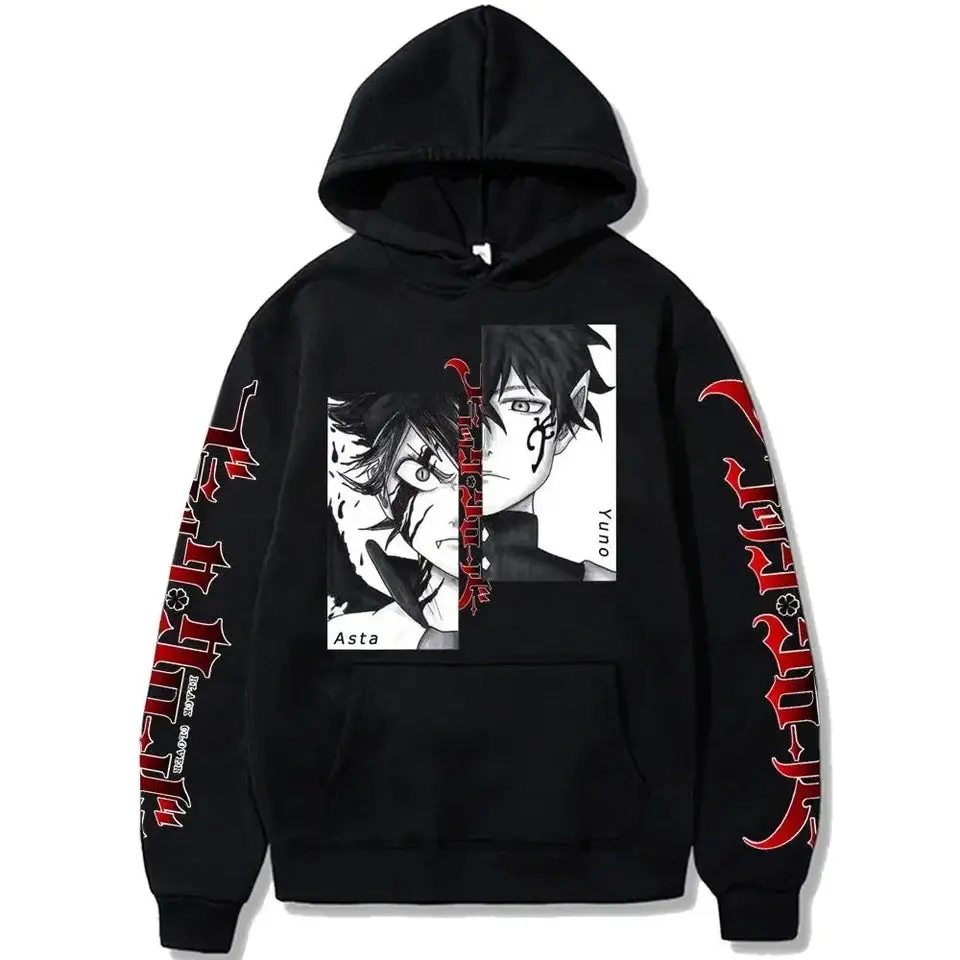 Black Clover Asia & Yuno Hoodies