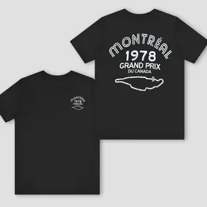 [New] Montreal Grand Prix 2026 TShirt, Vintage 1978 Canada Circuit Graphic Print, Soft Cotton Fabric, Unisex Fit for Racing Fans, Perfect Gift for Motorsport Lovers