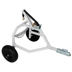 Donext Dolly, ATV Log Skidding Arch 1000LB Capacity with 16.5" Pneumatic Tire, Wood Dolly & Log Hauler for ATV Trailer​