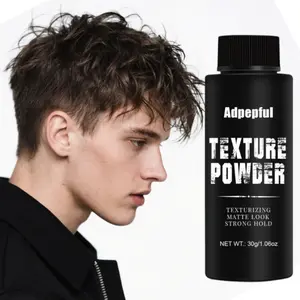 Adpepful Men’s Volumizing Powder – Lightweight & Oil-Control for Natural, Textured Hairstyles | Quick Fix for Flat, Lifeless Hair | Long-Lasting Hold & Volume | Ideal for Oily Hair Rescue