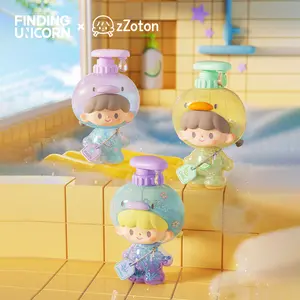 [FINDING UNICORN] zZoton Bubble Bath Baby Series Blind Box Cute Figures Desktop Ornament Collectible Toys Birthday Gifts HT8F9HDDUC