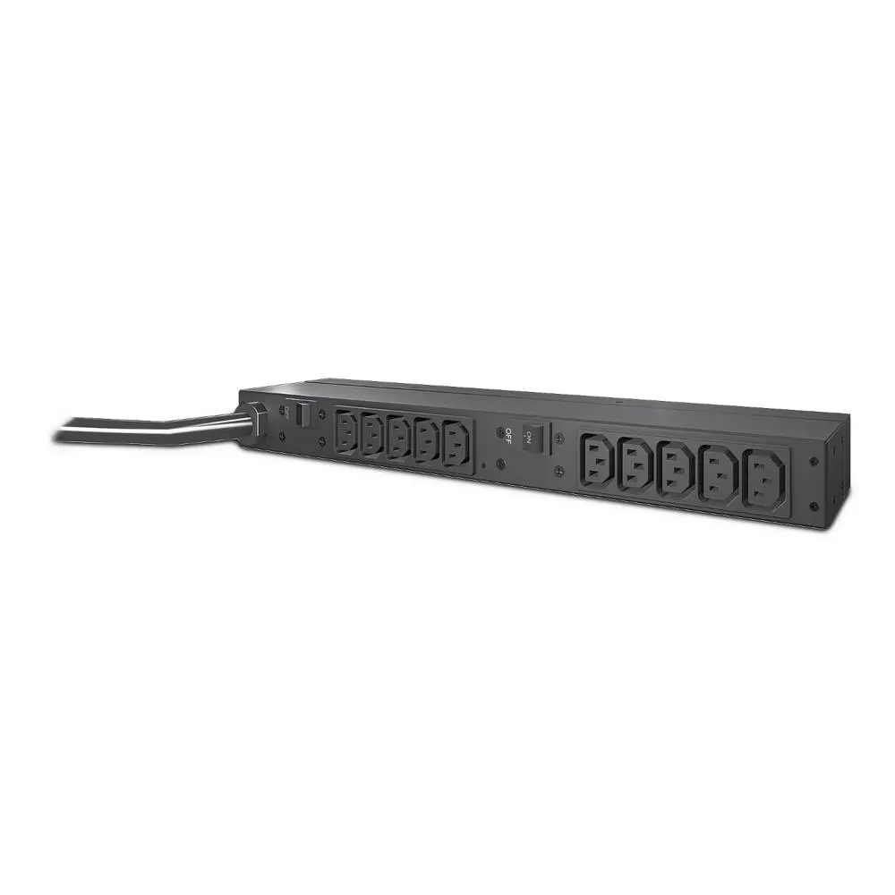 APC AP9571A NetShelter Basic Rack PDU, 1U, 30A, 208V, 10 C13 outlets
