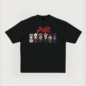 Unisex Fit Ghost Band Cotton T-shirt, Breathable And Sweat-Free, Soft And Comfortable, Summer Casual, Band Inspired Design, Concert Outfits, Gift For Boyfriend, Fans' Daily Wear Cotton Fabric