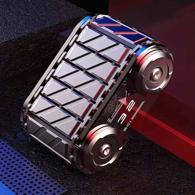 Metal Tank Fidget Roller, EDC Fidget Toys for Anxiety & Stress Relief, Desk Toy for Autism & ADHD Adults, Gift Option