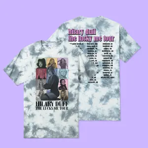 Hilary Duff "Lucky Me Tour" Shirt - Eras (Tie-Dye)