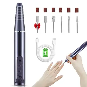 JODSONE Controllable Speed Portable Nail Drill Professional Electric 25000RPM Home Salon Polishing Manicure Nail Drill