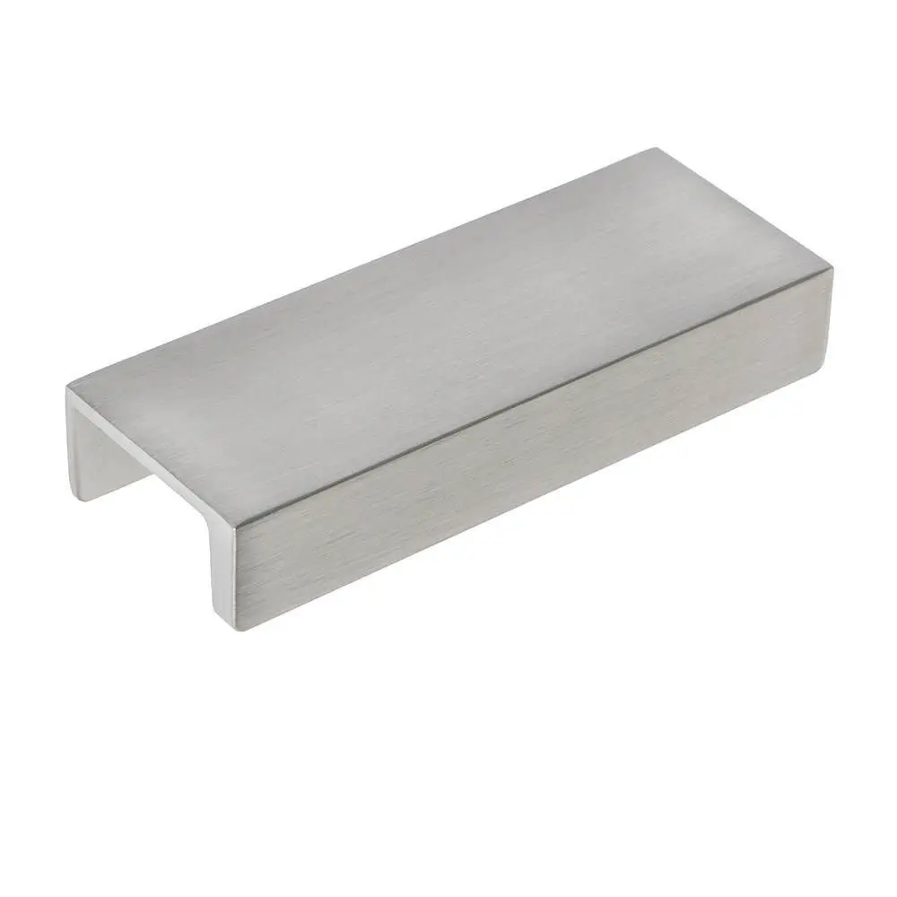 Sumner Street Home Hardware 10pk Martin 3" Satin Nickel Finger Pulls: Zinc Cabinet Knobs Drawer Pulls 3 Inch Door Handle