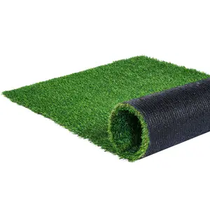 VEVOR Artifical Grass,  5 x 10 ft Rug Green Turf, 1.38"Fake Door Mat Outdoor Patio Lawn Decoration, Easy to Clean with Drainage Holes, Perfect For Multi-Purpose Home Indoor Entryway Scraper Dog Mats