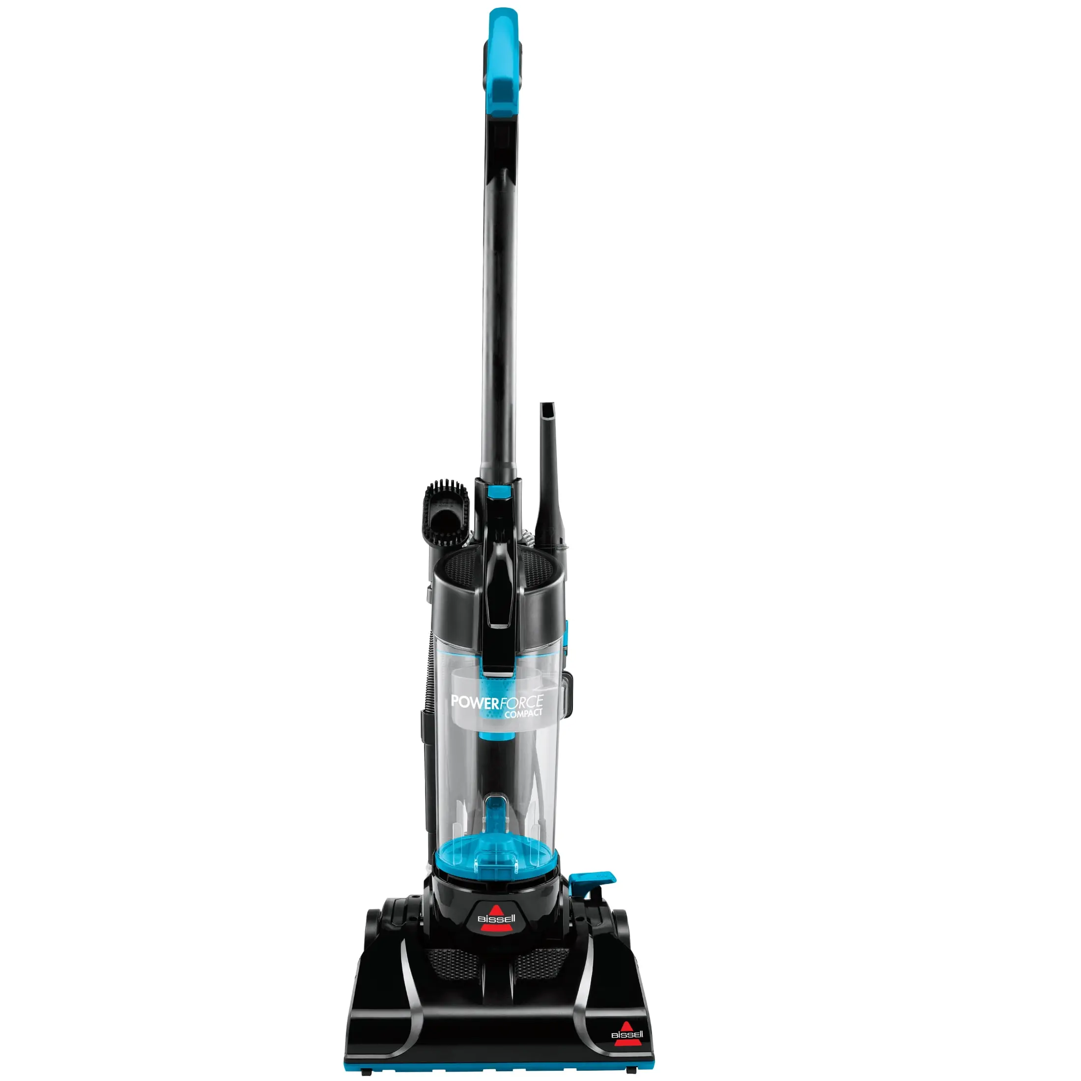 BISSELL PowerForce Compact Bagless Upright Vacuum 2112, Lightweight, Powerful Suction, High-Reach Wand, for Hard Floors & Carpet, Blue & Black