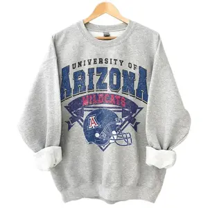 Arizona Football Sweatshirt, University of Arizona Unisex Football Sweatshirt, Classic Football Sport, Sweatshirt For Men And Women, Gift For Football Fans