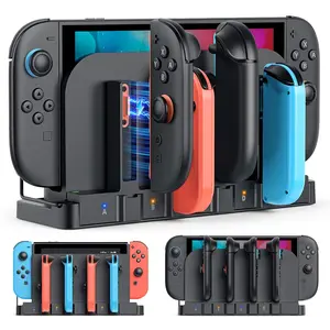 [ 1/2 Compatible]  9-in-1 Dual-Direction  Controller Charger for   2 2025 &  & OLED Controller,   Dock for  2 Controller Accessories