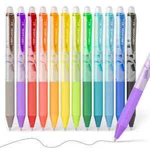 Erasable Gel Pens, 12/18/24Colors Retractable Fine Point 0.7mm Erasable Pens with Eraser for Everyday Use & Educational Purposes, for planner, students, teachers, nurses and artists, magical pen