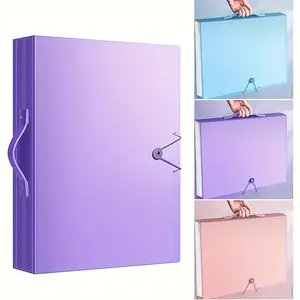 A3 Diamond Painting Storage Book, Holds up to 80 Artworks, Includes Transparent Pockets & Craft Storage, Available in Blue