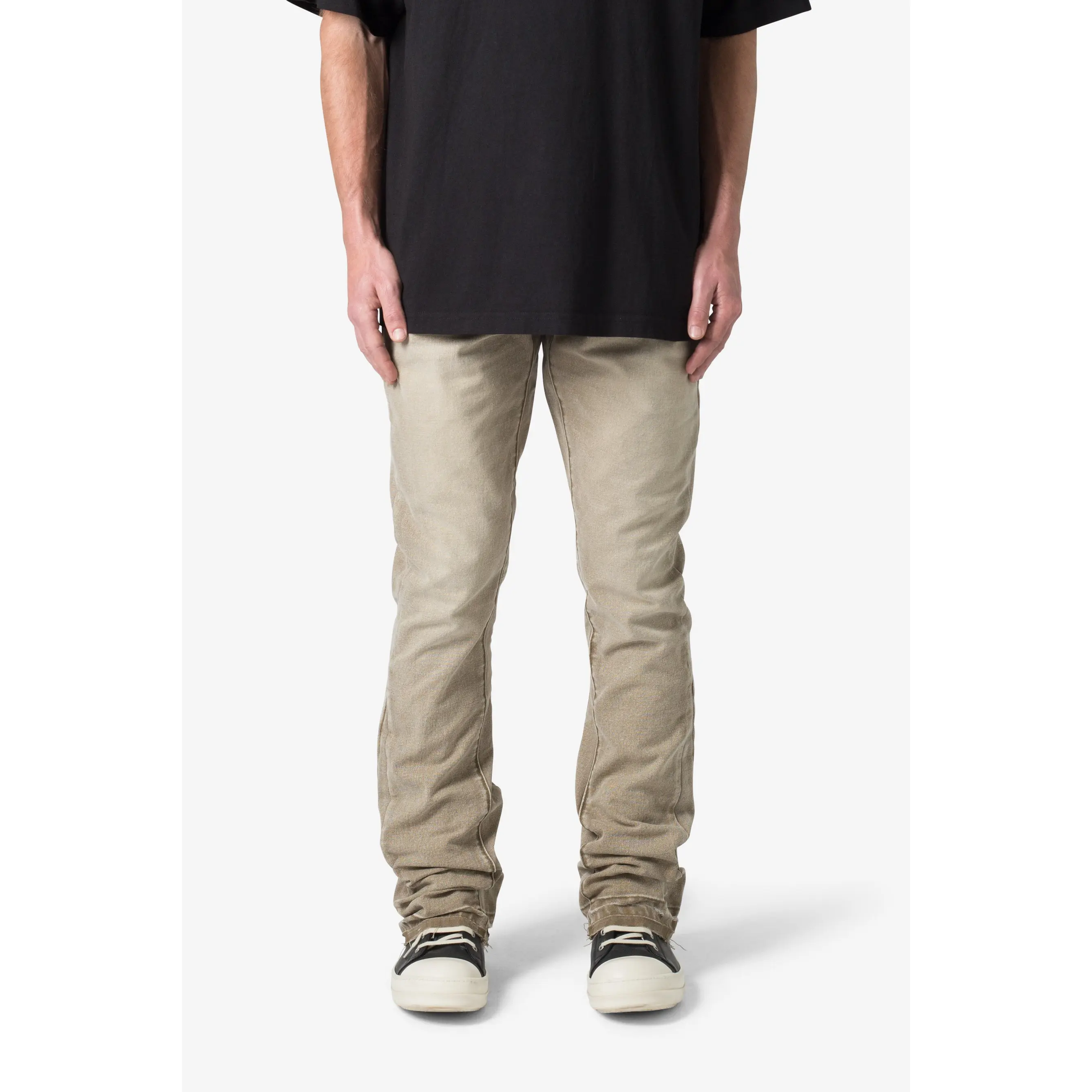 mnml B649 Ground Moss Flare Denim - Moss