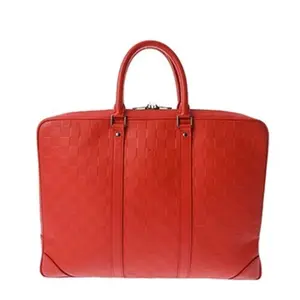 Pre-owned Louis Vuitton Leather Travel Bags Porte Documents Voyage Briefcase Damier Infini by Rebag