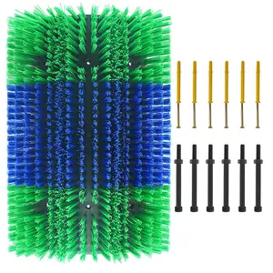 GARVEE 2PCS Livestock Scratching Brush, Cow Horse Goat Livestock Brushes Horse Cow Goat Scratching Post Animal Back