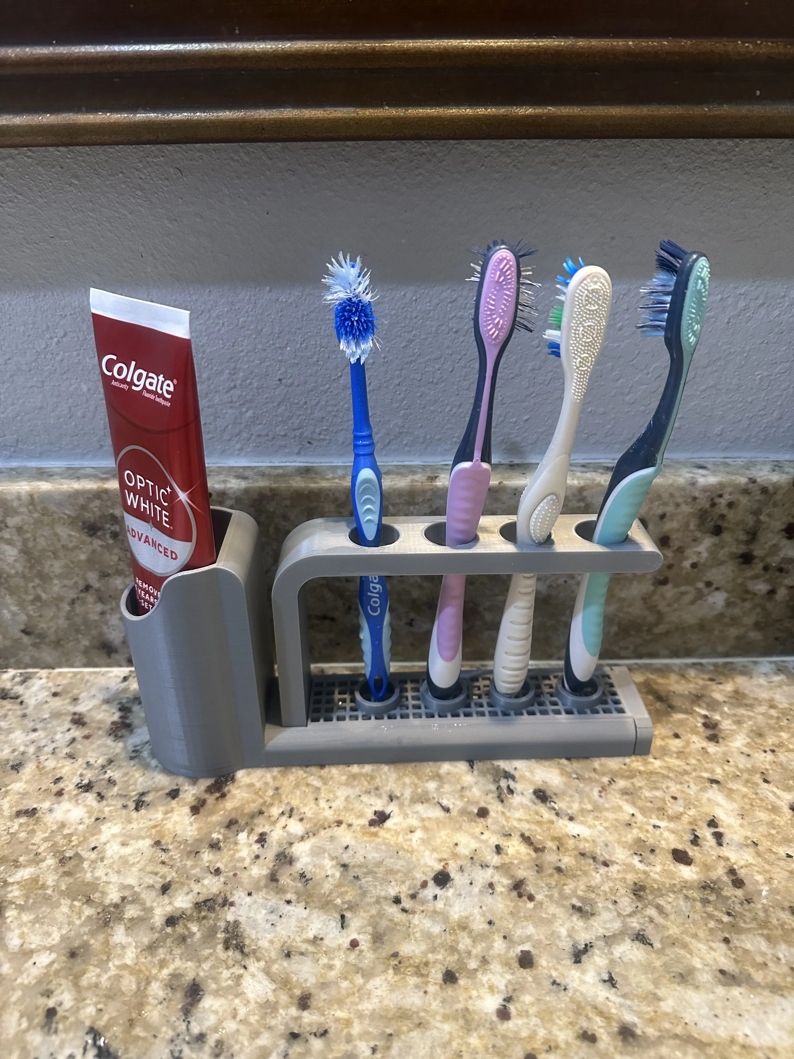 Toothbrush Holder, Home Supplies Bathroom Organizer for Countertop Storage