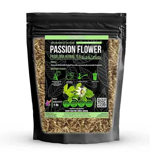 Alebrixes | Passion Flower Herbal Tea (1 LB)| Whole Dried Passionflower Leaf | Te Passiflora - Pasiflora | Relaxation, Focus, Bed Time Tea.