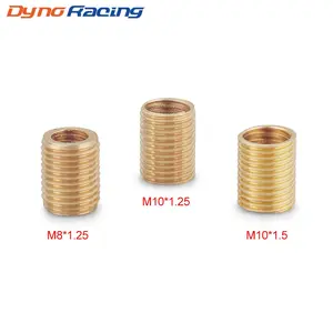 1 SET Copper Shift Knob Adapter Inside Thread M8*1.25/M10*1.25/M10*1.5 External thread M12*1.25 Shift Knob Accessories