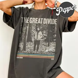 Great Divide Vintage Indie Folk Music Graphic Tee