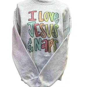 I Love Jesus and Naps Christian Sweatshirt or Tee