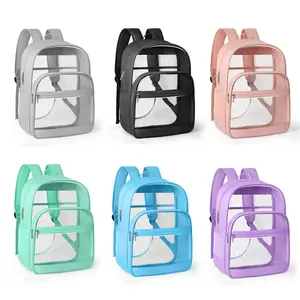 Waterproof Backpack with Adjustable Shoulder Strap Water Resistant Bookbag, Heavy Duty Clear Transparent, Back to School Children's gift, Casual for College, Vacation, Security