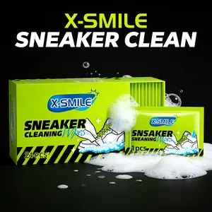 Sneaker Clean 24 Pcs Sneakers Cleaning Quick Wipes Removing Dirt and Stains with Disposable Shoe Wipe