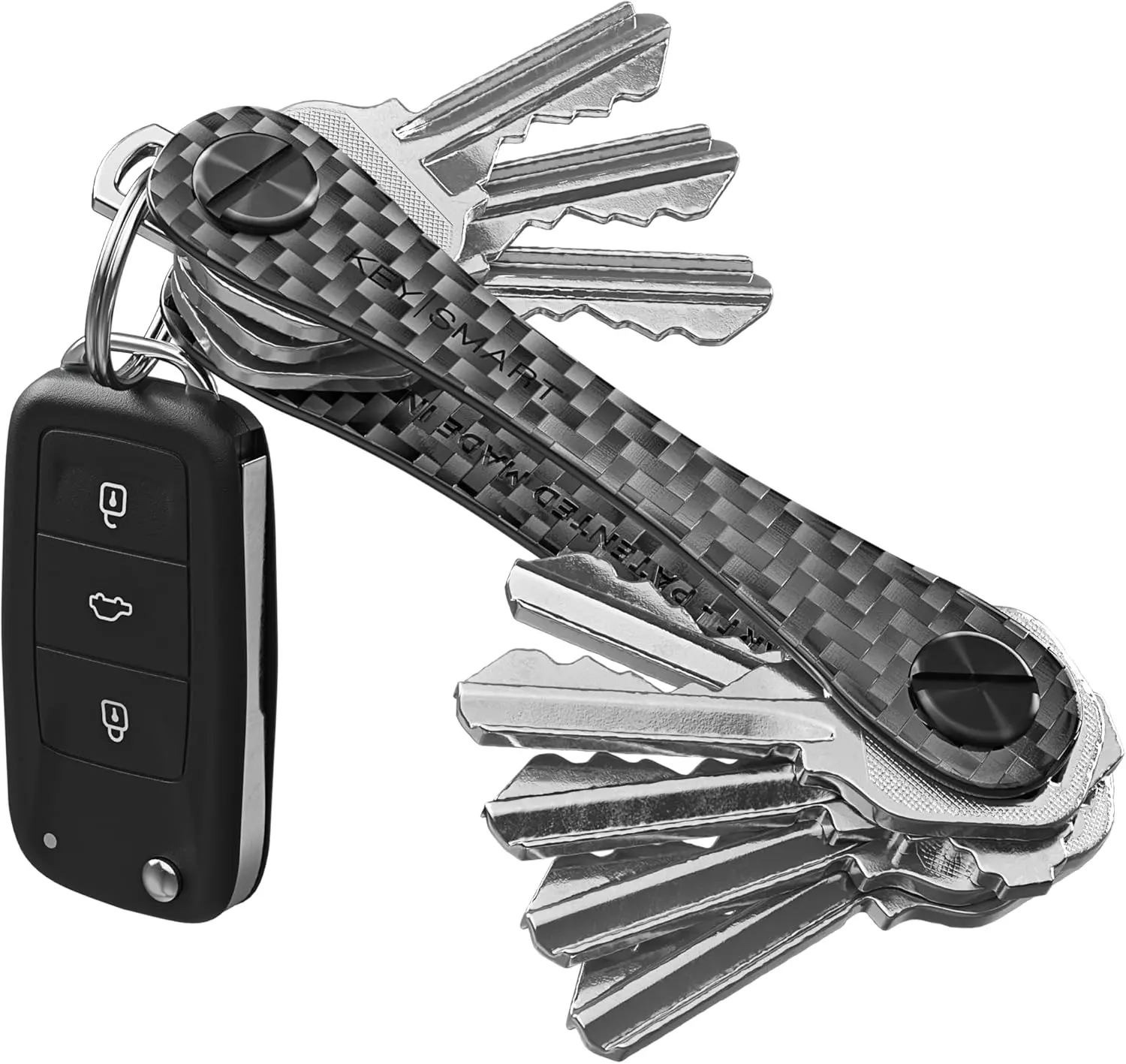 Portable Key Organizer – Compact Key Holder for Pocket or Bag, Clutter-Free EDC, Holds 6-8 Keys