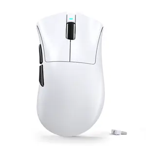 ATTACK SHARK V3 Ultra-Light Wireless Gaming Mouse - PAW3311 Sensor, 500mAh Battery, 62g Weight, 25KDPI, 2.4G/BT/USB-C Rechargeable, 5 Programmable Buttons for Gamer Laptop, PC, Mac