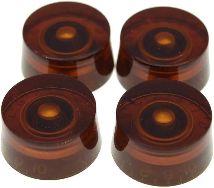 4 count (Imperial) LP Guitar Speed Dial Knobs 24 Fine Splines Control Knobs for  Les Paul/CTS Pots