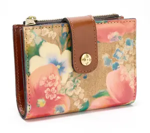 Patricia Nash Leather Chiara Snap Wallet