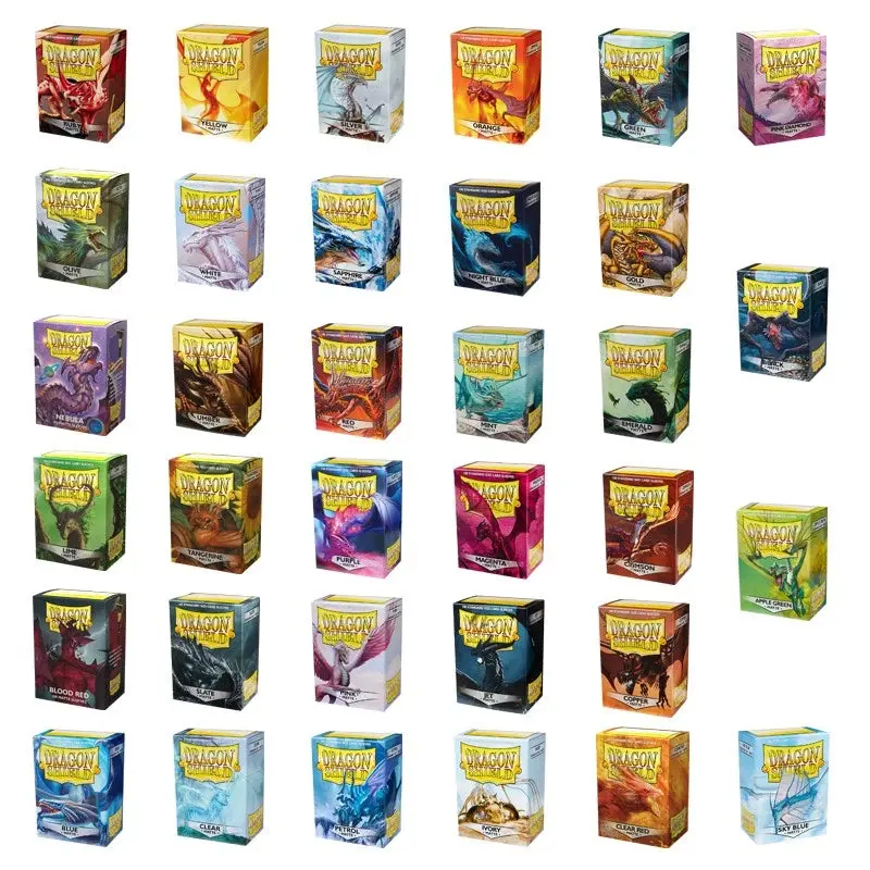 Dragon Shield Sleeves: Standard Sleeves - 100ct Per Pack - Multiple Colors - Fits MTG, Pokemon, & More - Set Booster Box