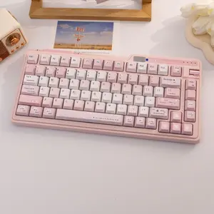 138 Key Dream Theme Keycaps, Pbt Dye Sublimation, Cherry Profile Design, Compatible with Mx Axes, Fits Keyboard Models 61/64/68/87/96/104/108