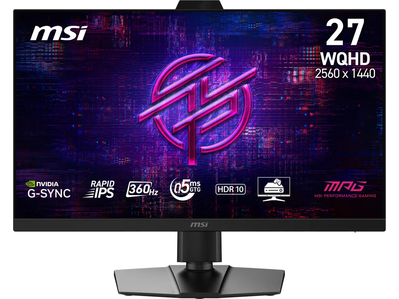 MSI MPG 272QRF X36 27” WQHD Gaming Monitor, 360Hz Rapid IPS, 0.5ms Response Time, NVIDIA G-SYNC Pulsar, HDR, PS5 & Xbox Compatible