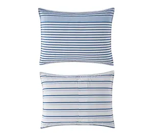 Eddie Bauer Cooper Stripe Blue Twin Comforter Set