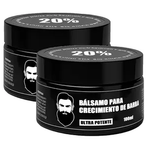 Beard Stimulant, Ultra Powerful Beard Growth Balm, Beard Cream, Beard Growth Balm, Thicker, Fuller Beard & Hair 100ml/3.5oz (2)