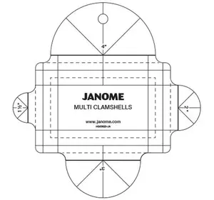 Janome Quilt Maker Pro Multi Clamshell Ruler HG00623‐JA
