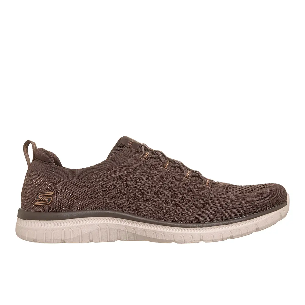Skechers Womens Virtue Copper Dream Slip On Sneakers Shoes Casual - Brown