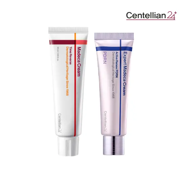 [Centellian24] K-Beauty Pharmaceutical: PDRN + TECA | Madeca Cream Time Reverse + Expert Madeca Cream Active Renew PDRN 50ml - Elasticity Firming Soothing Calming Deep Hydration Barrier Support for All Skin Types