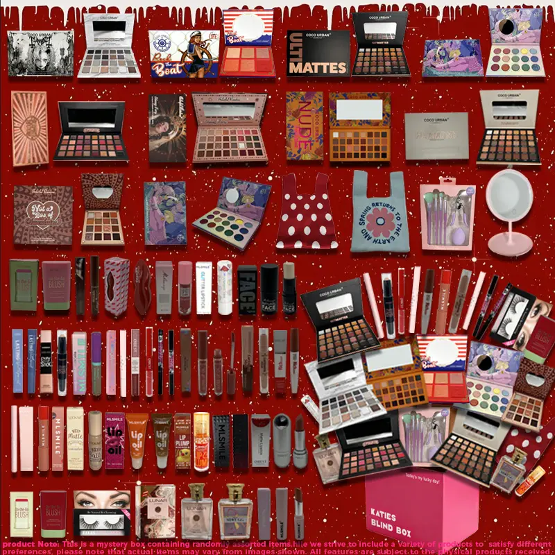 Beginner-Friendly 25-Piece Makeup Kit with Eyeshadow Palettes, Lip Gloss & Eyeliner - Toxin-Free Cosmetics for All Skin Types in an Elegant Pink Gift Box for Women, Great Choice For Newbies, Set, Charming, Black Friday