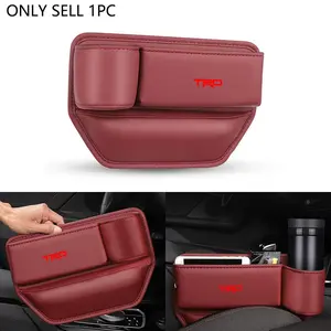 Car Seat Gap Organizer for Trd Corolla Yaris Aygo Prius Chr Camry Auris Avensis, Multifunction Console Crevice Filler with Cup Holder, Car Organizers