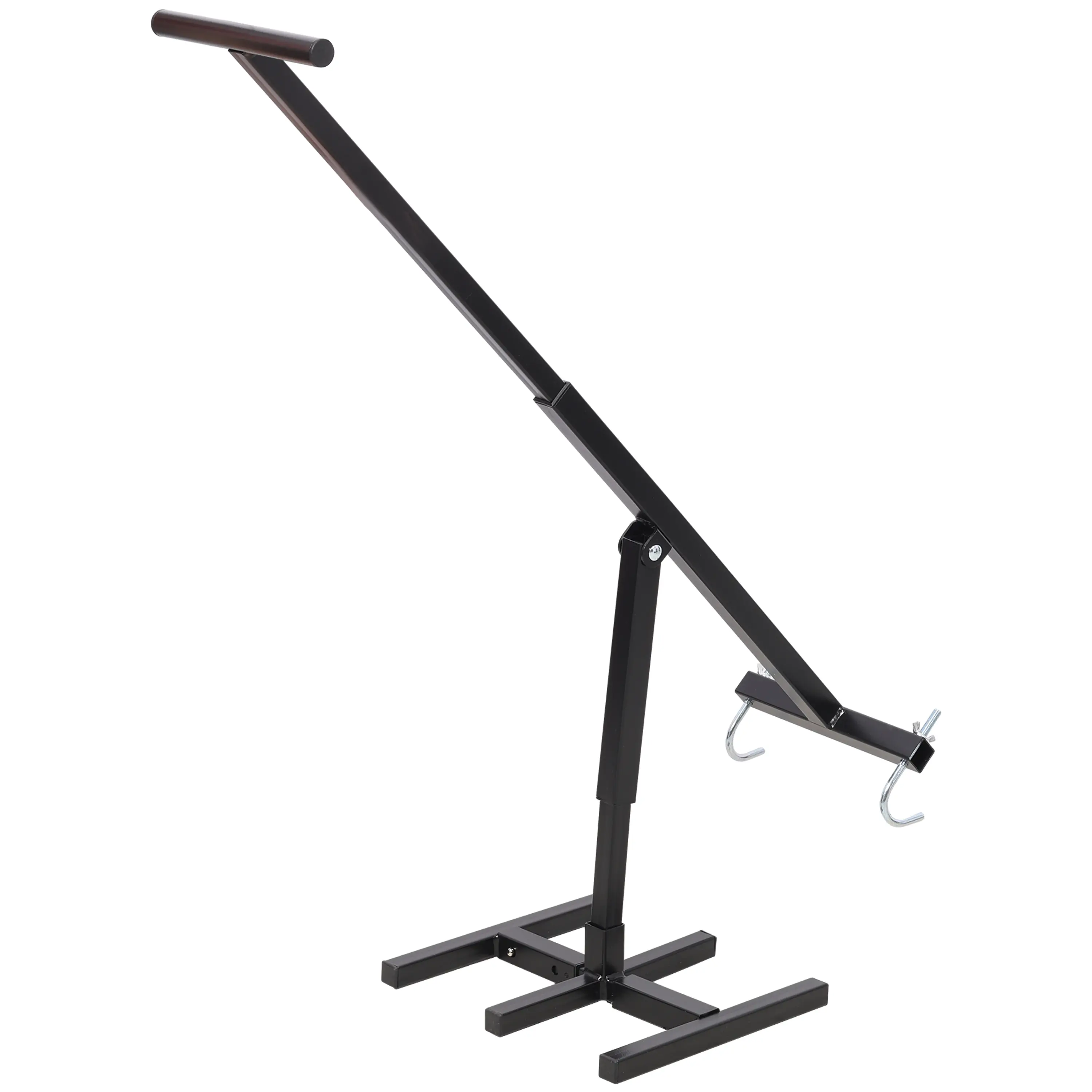 Iron Manual Trash Compactor Hand Tool for 170-Gal Bins - Touchless Waste Squasher, Adjustable Handle, for Kitchen, Office (Tools & Hardware)
