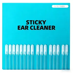 Sticky Ear Cleaner Tool Stick Earwax Remover Sticks for Effective Ear Cleaning and Debris Removal Portable Gentle， Reusable Ear Wax Removal，Suitable for dry ears